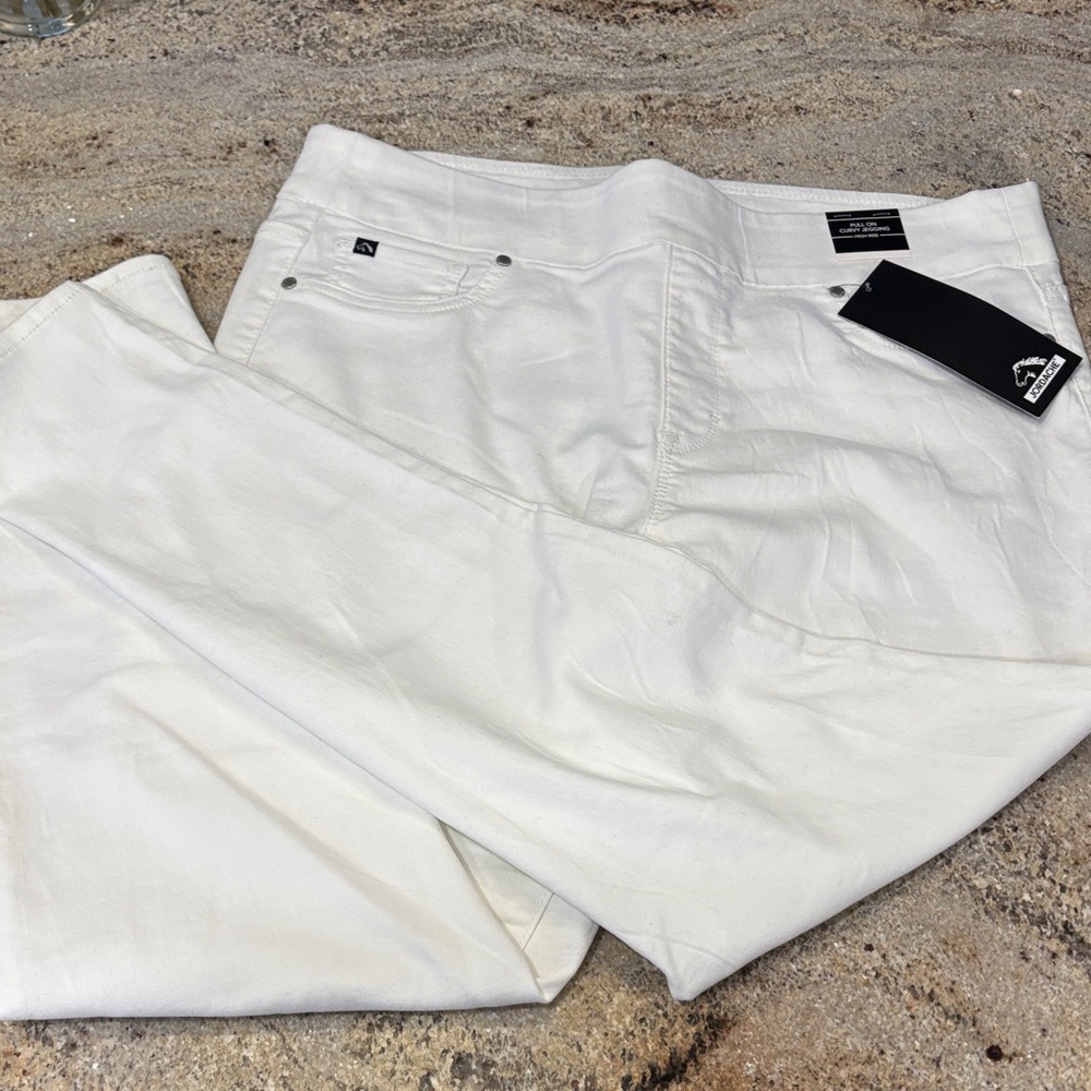 Jordache curvy jegging White Denim Jeans XL